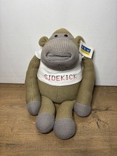 Vintage Orginal Large ITV SIDEKICK Monkey Chimp Soft Toy 2002 PG Tips TAGS
