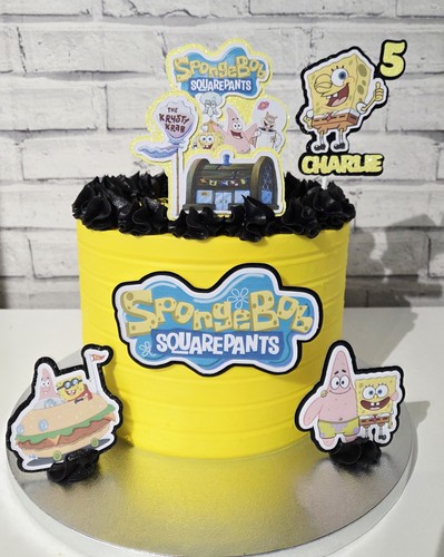 Spongebob cake topper set - spongebob,