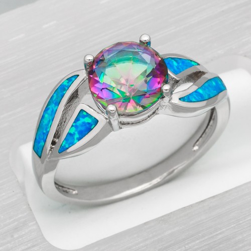 8mm rainbow mystic - mystic, blue