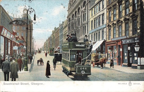 Sauchiehall street tram - street,