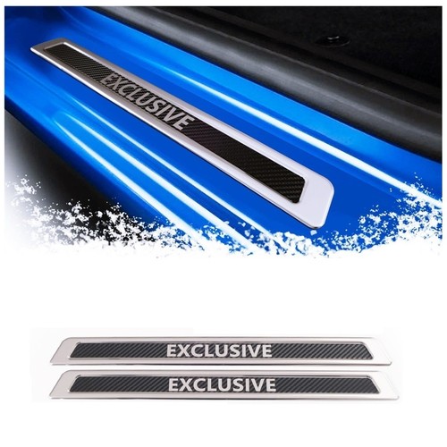 Chrome door sill - sill, protector