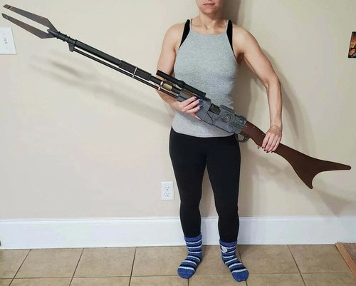 Mandalorian blaster rifle - blaster, star