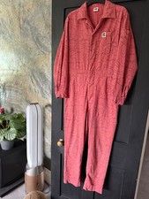 Lucy & Yak Brushed Cotton Peyton Squiggle Carmen Boilersuit Jumpsuit S UK 8-10