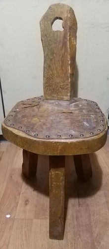 1950 antique elm wood - 1950's,