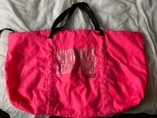WOMENS VICTORIA'S SECRET SPORT PINK DUFFLE LARGE HOLDALL BAG UNDERARM HANDBAG ZZ