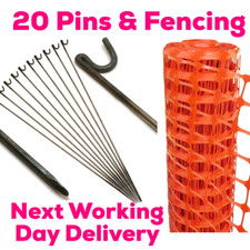 Barrier Fencing With 20 Pins - NEXT DAY