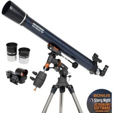 Celestron AstroMaster 90EQ 90mm f/11 Refractor Telescope