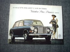 Vanden Plas Princess 1100 brochure, 1964, rare & original, excellent condition