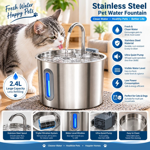 2026 cat water fountain for - water,