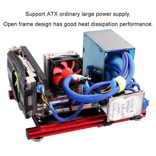 Itx open air frame test - open,