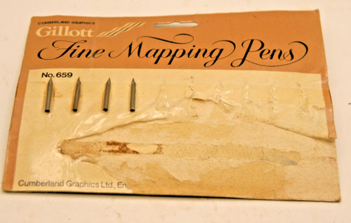 Gillott 659 fine mapping - x,