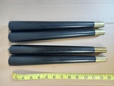 Legs Vintage Retro Tapered Wheels Black x4