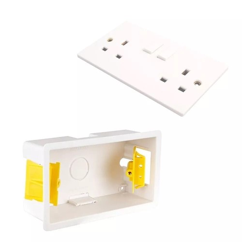 Gang double 13a socket - gang,