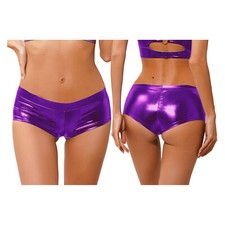 Womens Shiny PVC Leather