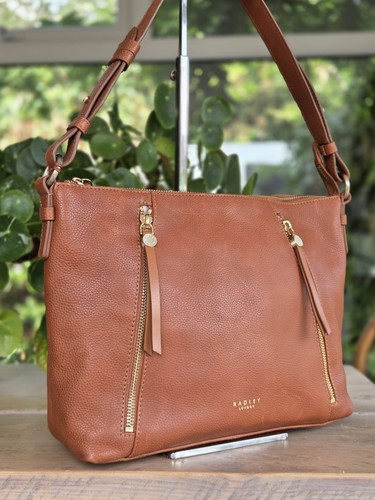 Radley large tan brown leather - large,