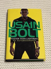 Usain Bolt - Faster Than Lightning - Signed Book + Receipt + Ticket From Signing
