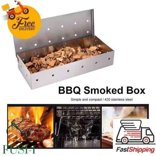 Bbq smoke box - box, stainless
