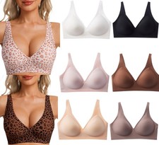 Women Jelly Bras Wireless Deep
