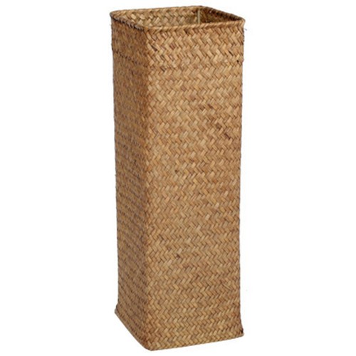Rustic flower vase tall wicker - rustic,
