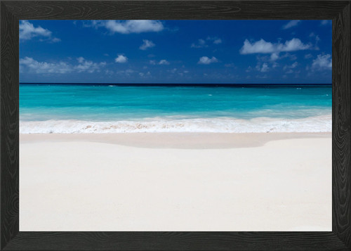 Beautiful beach framed wall - beautiful,