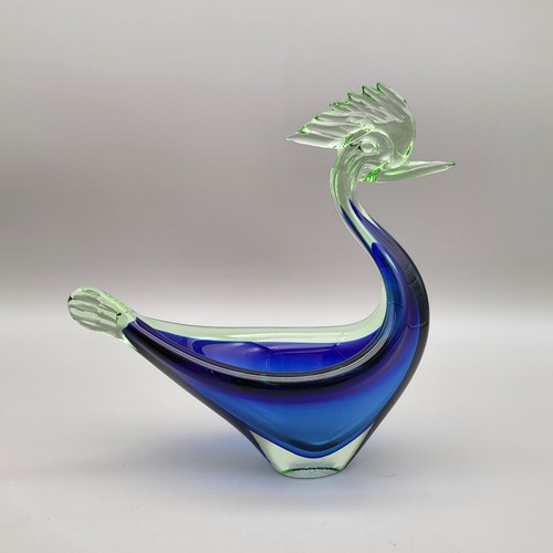 Figurine art glass bird - figurine,