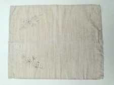 Small Tablecloth Traycloth Embroider Stamped Flowers Cottagecore Farmhouse 