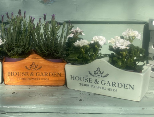 Pretty garden trug natural - pretty,