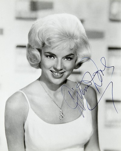 Diana dors signed - diana,