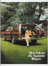 1972 Ford Falcon 500/Fairmont station wagons brochure: Australian XA series cars
