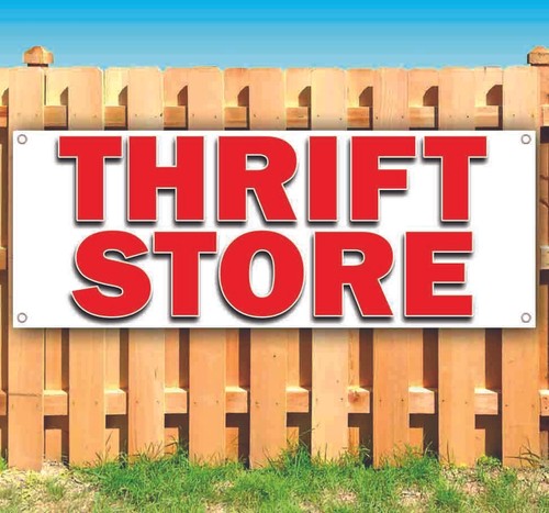 Thrift store advertising - store, vinyl