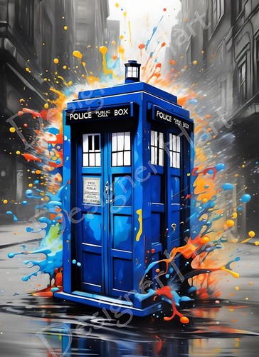 Doctor who tardis artistic - tardis,