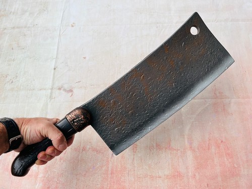Vintage meat cleaver - cleaver, pu
