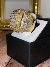 Mens Bling Ring Ice Out 2.5ct