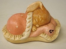 Pendelfin, Snuggles, ( Pink ) Hand Painted, Stonecraft figure  (58)