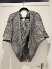 Jigsaw Grey Open Knit Cocoon