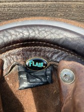 WOW GP brown saddle 17 inch . Size 4 head plate. Curved tree