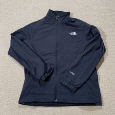 The North Face Apex Jacket Womens Large Black Softshell Windwall Windbreaker