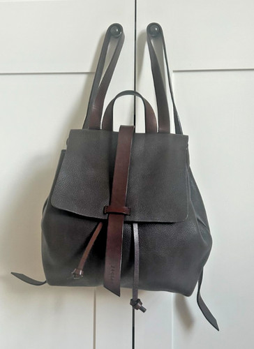 Leather shoulder bag rucksack - leather, bag/