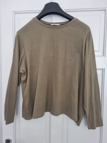 Ladies crew neck cotton - m,