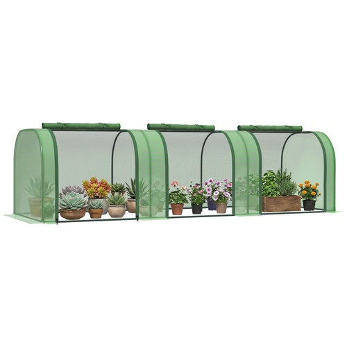 Outsunny tunnel greenhouse - tunnel,
