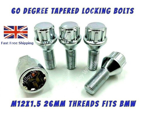 Wheel locking bolts fits bmw - locking,