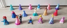 DISNEY PRINCESS MAGICLIP DOLL bundle CLIP ON DRESS anna RAPUNZEL elsa CINDERELLA
