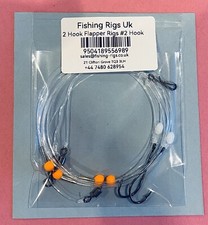 20 X 2 Hook Flapper Rigs Sea Fishing Rigs Made In Devon Best Seller In The Shops