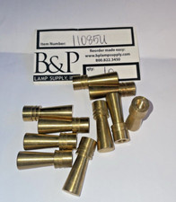 B&P LAMP SUPPLY ART DECO BRASS LAMP FINIAL 11085U - 1/4-27F X 10