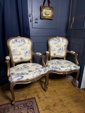 French Louis XV Gilt Blue