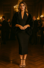 Vesper Womens Black Plain