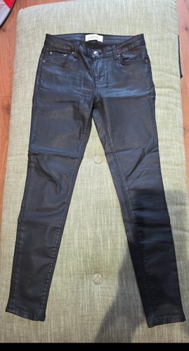 Zara black coated waxed woman - black,