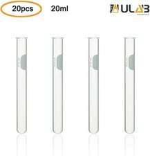 20 x ULAB Glass Test Tube with