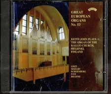 PRIORY GREAT EUROPEAN ORGANS