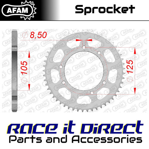 Sprocket for derbi drd - for, 50